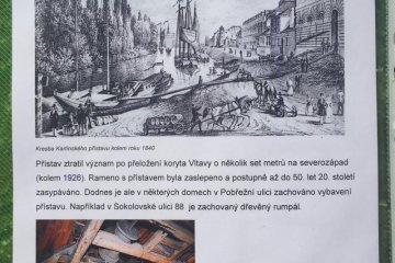 Projekt Karlín - Vltava v Karlíně - přístav + historie - Hanička Matoušová.