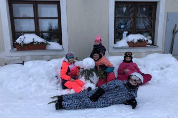 Zimní škola v přírodě na chatě Poutník