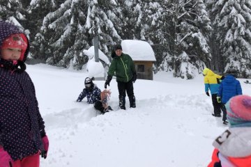 Zimní škola v přírodě na chatě Poutník