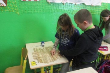 Výroba "papyru"