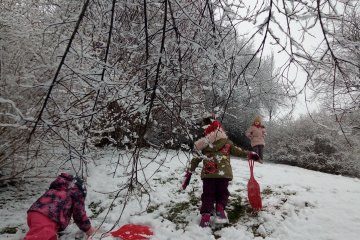 Hrátky na sněhu na Vítkově