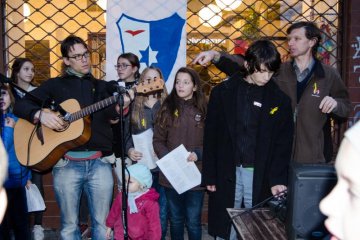 Pavel Lion - workshop, divadlo a slavnostní odhalení pamětní desky 4. 11. 2016