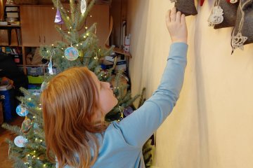 Mikuláš + adventní kalendář + přespávačka + koncert v kostele.