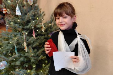 Mikuláš + adventní kalendář + přespávačka + koncert v kostele.