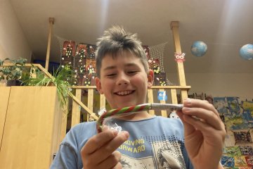 Mikuláš + adventní kalendář + přespávačka + koncert v kostele.