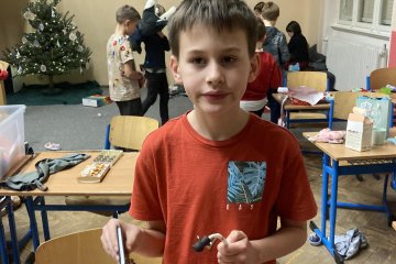 Mikuláš + adventní kalendář + přespávačka + koncert v kostele.