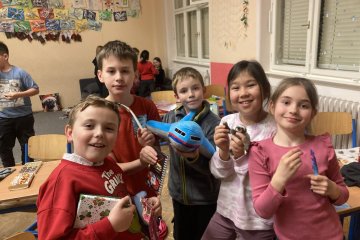 Mikuláš + adventní kalendář + přespávačka + koncert v kostele.