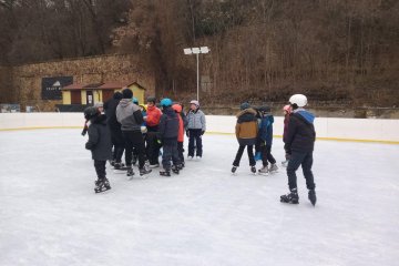 Bruslení s trenéry a TV s |Honzou