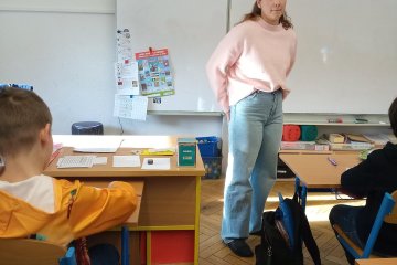 Učí studentky Zuzka, Natálka a Anička