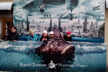2017 Třeťáci v muzeu Karla Zemana