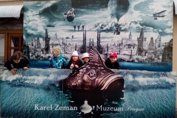 2017 Třeťáci v muzeu Karla Zemana