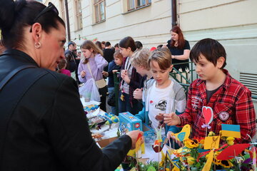 Velikonoční jarmark pro Ukrajinu: obrazem