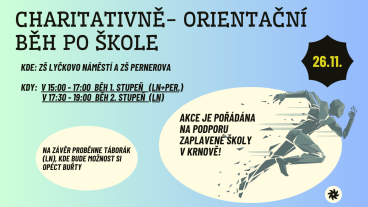 Charitativně-orientační běh po škole