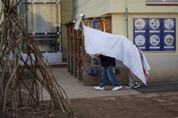 Děti oslavily masopust tradičním průvodem