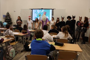 Ani v letošním nechyběl Mikuláš s anděly a pekelnými čerty