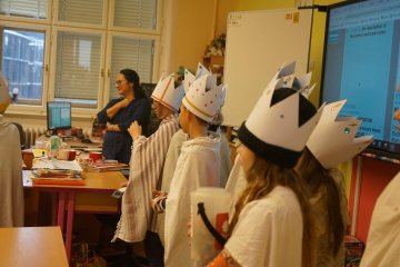 Tři králové opět navštívili i školu