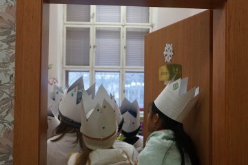 Tři králové opět navštívili i školu