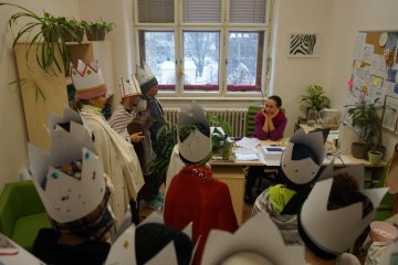 Tři králové opět navštívili i školu