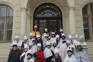 Tři králové opět navštívili i školu