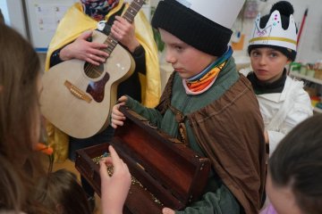 Tři králové opět navštívili i školu