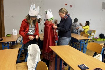 Tři králové opět navštívili i školu