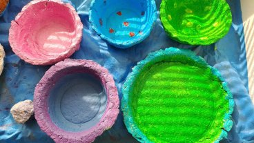 Jak jsme vyráběli ve 3.R kašírované misky