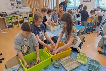 Jak jsme vyráběli ve 3.R kašírované misky