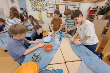 Jak jsme vyráběli ve 3.R kašírované misky