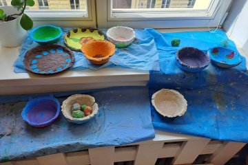 Jak jsme vyráběli ve 3.R kašírované misky