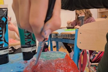 Jak jsme vyráběli ve 3.R kašírované misky