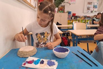 Jak jsme vyráběli ve 3.R kašírované misky