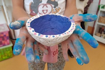 Jak jsme vyráběli ve 3.R kašírované misky