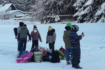 Zimní škola v přírodě s lyžováním aneb „ZOH na Špičáku“