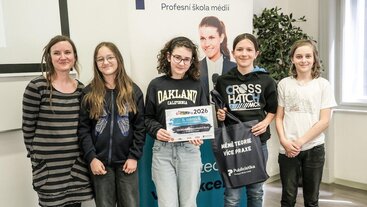 Bronzová radost z krajského kola v soutěži Školní časopis roku